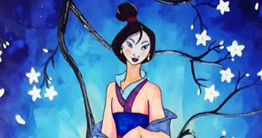 60min Disney Princess Chinese New Year Mulan Drawing Lesson 
