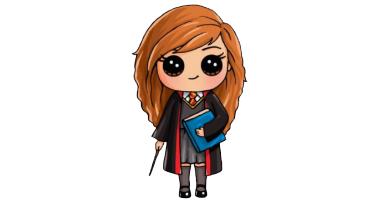 60min Draw Harry Potter Characters Art Lesson: Hermoine 