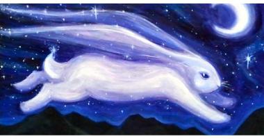 60min Drawing Lesson: Bunny In The Night Sky
