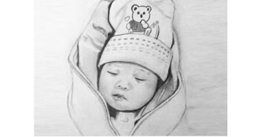 60min Sketching Art Lesson - Baby Sketch